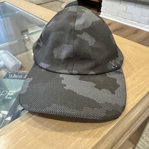 Lululemon Gray Camouflage Running Hat